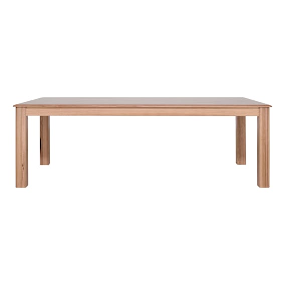 River Dining Table 210cm in High Feature Messmate