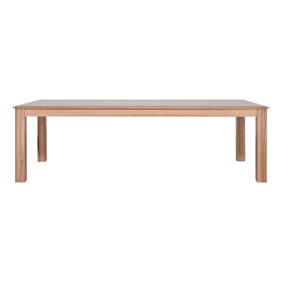 River Dining Table 240cm in High Feature Messmate