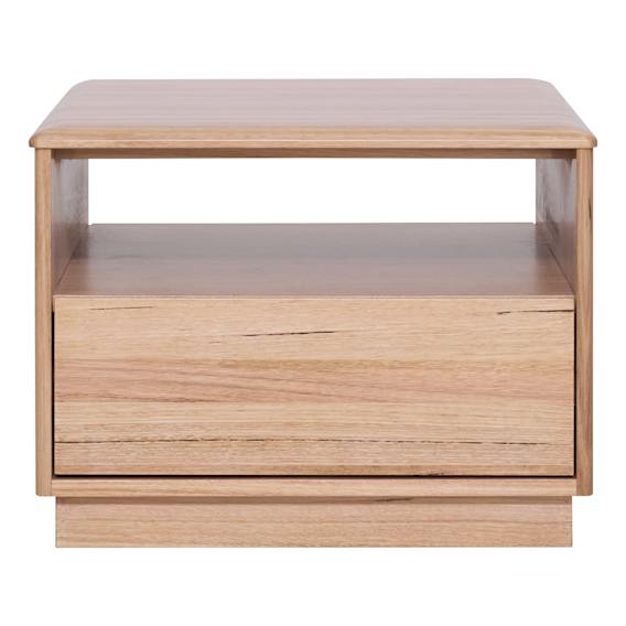 River Side Table 60cm in High Feature Messmate