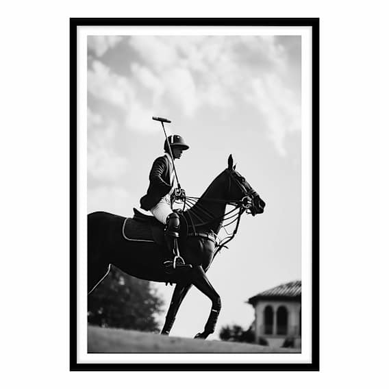 Riders Return Framed Print in 103 x 143cm