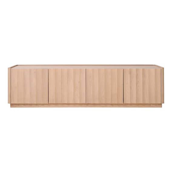 Ripple Entertainment Unit 180cm in White Oak