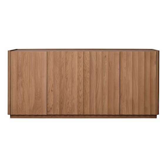 Ripple Buffet 180cm in Oak Caramel