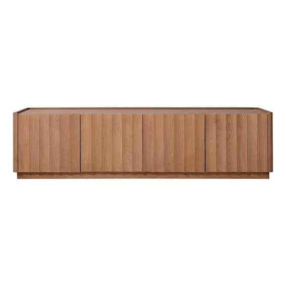 Ripple Entertainment Unit 180cm in Oak Caramel