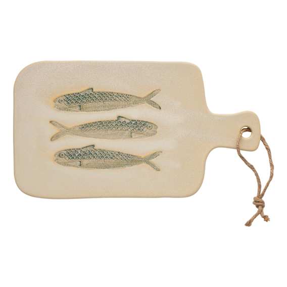 Riva Paddle 35x1cm in Ivory / Blue