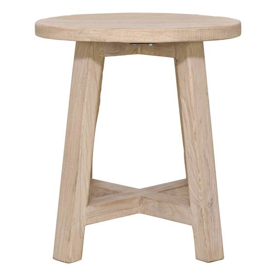 Royal Side Table 50cm in Reclaimed Elm