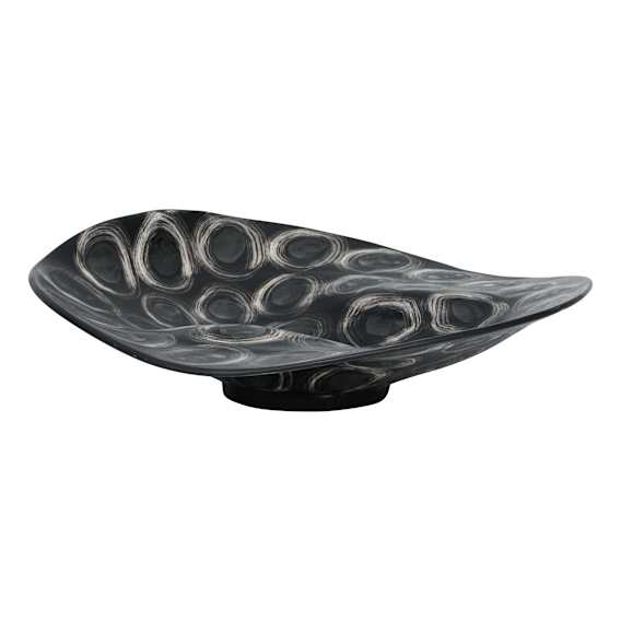 Rockpool Platter 46x15cm in Black / Cream