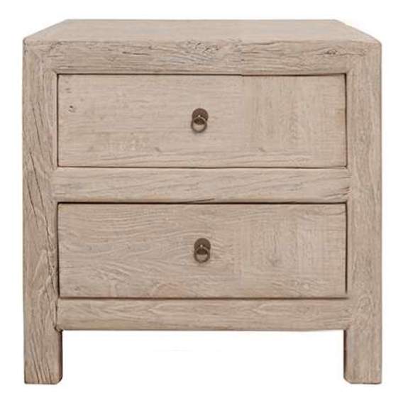 Royal Small Bedside Table in Reclaimed Elm