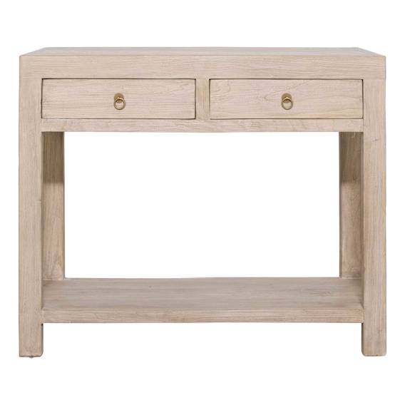Royal Console Table 120cm in Reclaimed Elm