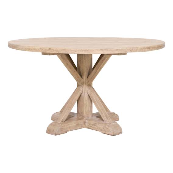 Royal Round Dining Table 150cm in Reclaimed Elm
