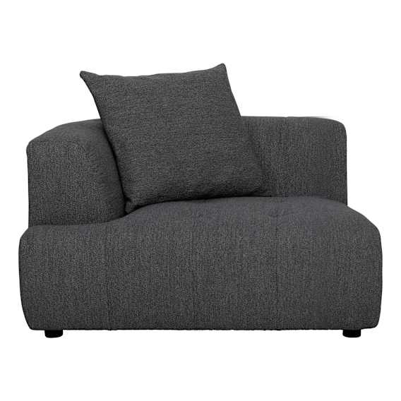 Rubin Sofa End LHF in Het Charcoal