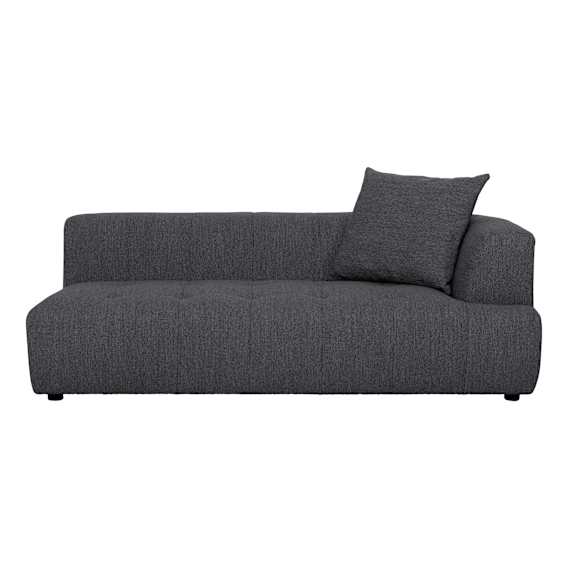 Rubin Sofa 3 Seater End RHF in Het Charcoal