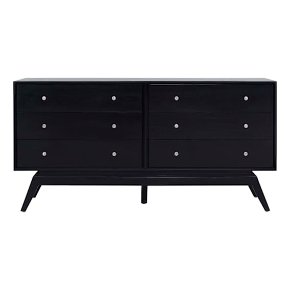 Sari 6 Drawer 162cm Buffet in Black