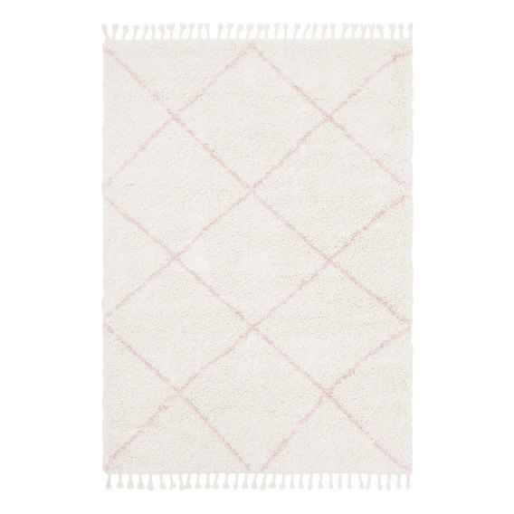 Saffron 22 Rug 300x400cm in Off White/Pink