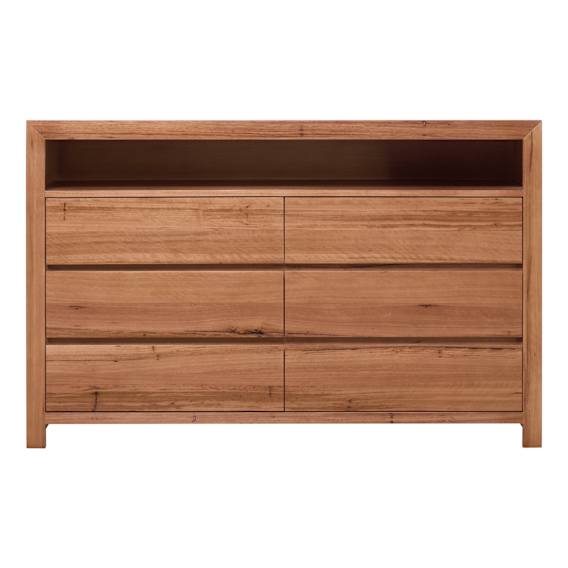 Santos Dresser in Dark Wormy Chestnut