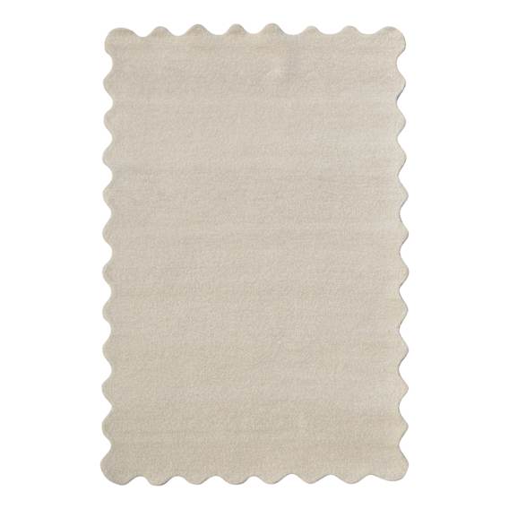 Scalloped Rug 190x280cm in White