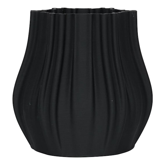 Selma Vase 22x22cm in Black