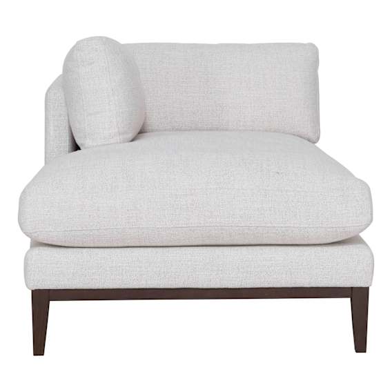 Seville Sofa Chaise LHF in Apollo Optical / Smoked Oak