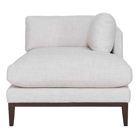 Seville Sofa Chaise RHF in Apollo Optical / Smoked Oak