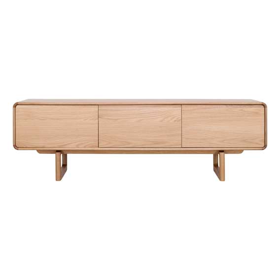 Sesia Entertainment Unit 200cm in Oak Clear