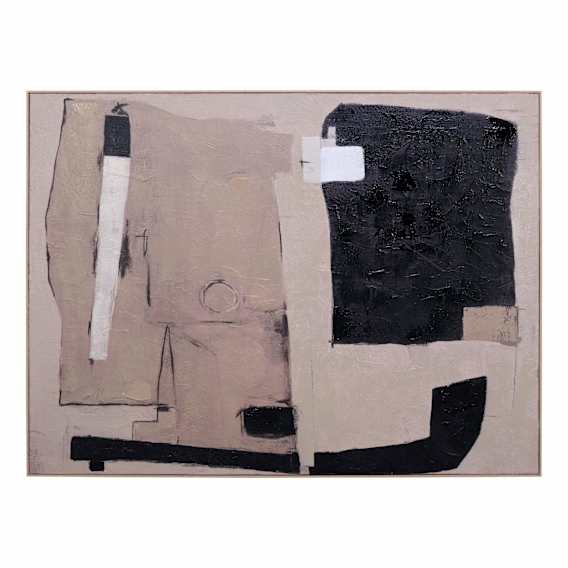 Shadow Dance Box Framed Canvas in 120 x 160cm
