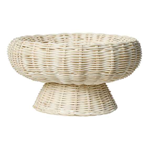 Shelly Decorative Bowl 33x15cm in White