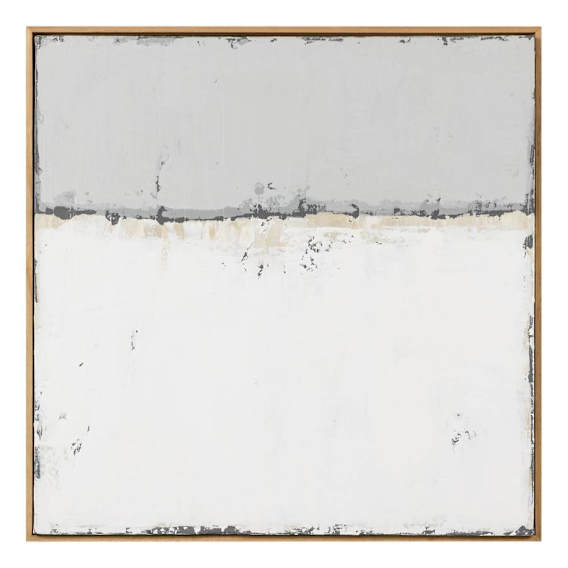 Shore Grey 1 Box Framed Canvas in 64 x 63.5cm