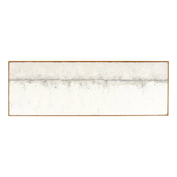 Shore Landscape Natural Box Framed Canvas in 185 x 63cm