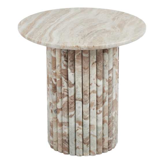 Silvio Side Table 50x50cm in Beige