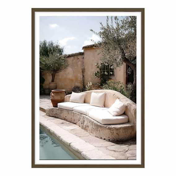 Siena Sanctuary Framed Print in 103 x 143cm