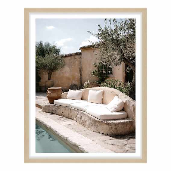 Siena Sanctuary Framed Print in 118 x 165cm
