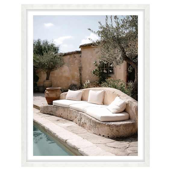 Siena Sanctuary Framed Print in 84 x 118cm