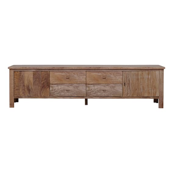 Sorrento Entertainment Unit 207cm in Mangowood Havana