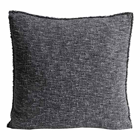 Sora Feather Fil Cushion 50x50cm in Midnight