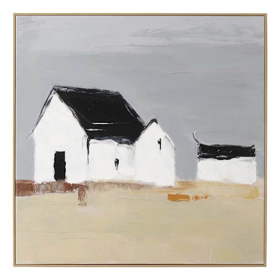 South Box Framed Canvas in 80 x 80cm