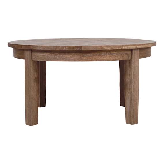 Sorrento Round Coffee Table 100cm in Mangowood Havana