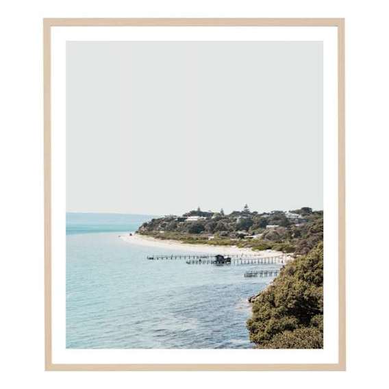 Sorrento View Framed Print in 43 x 50cm