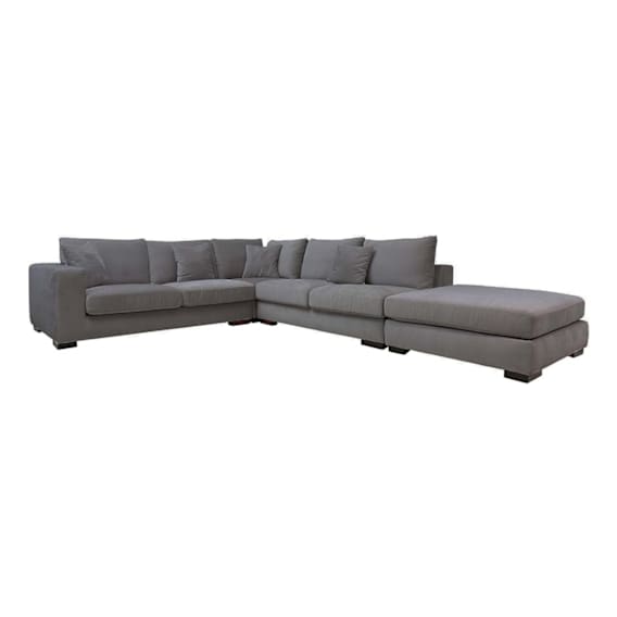 Sparrow Modular +Ottoman RHF in Flinders Dark Grey