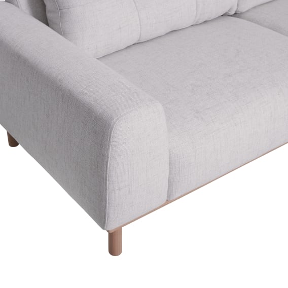 3 Seater + Chaise + Headrest Material and Finishes