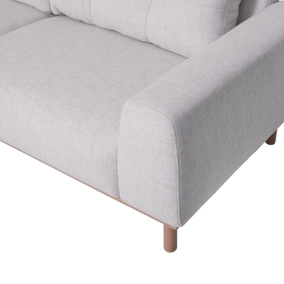 3 Seater + Chaise + Headrest Material and Finishes