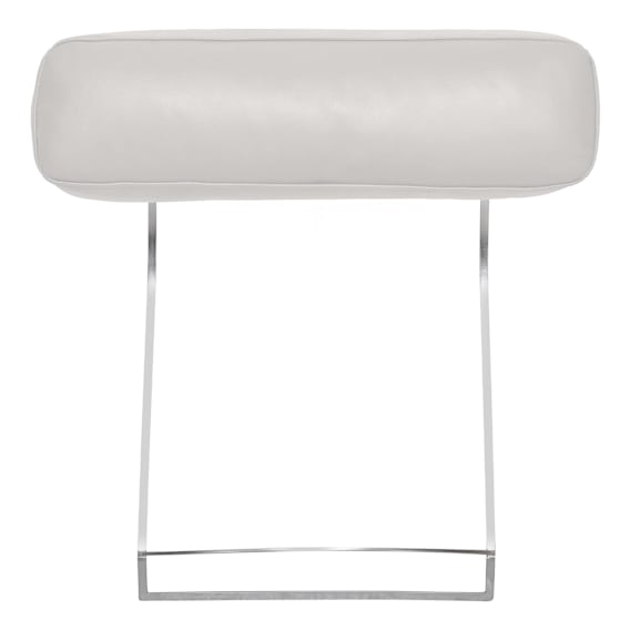 Stratton Headrest in Warmth Leather Light Grey