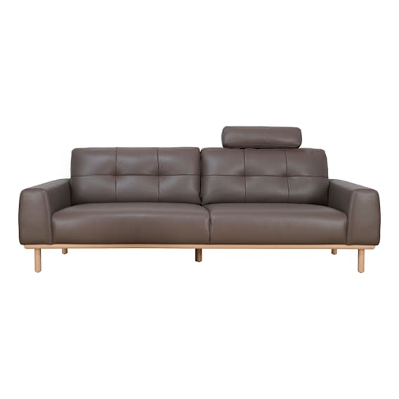 Stratton 3.5 Seater Sofa in Warmth Leather Chocolate