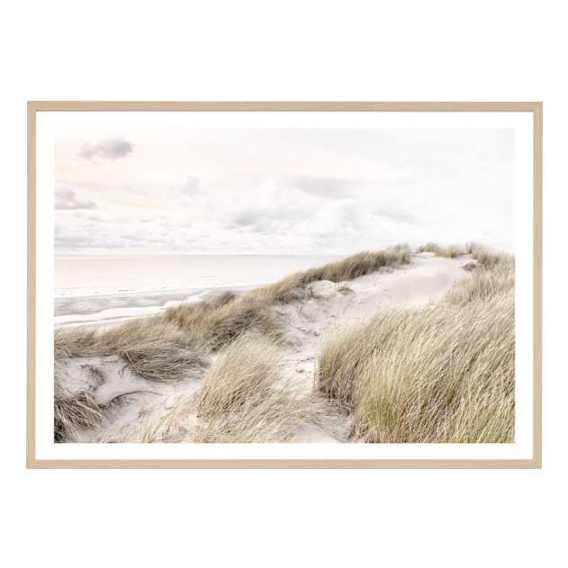 Sunrise Dunes Framed Print in 62 x 45cm