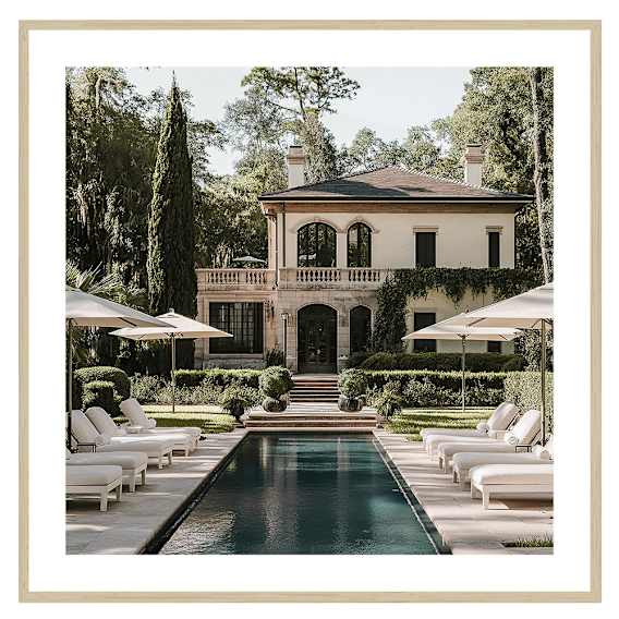 Sunningdale Framed Print in 95 x 95cm