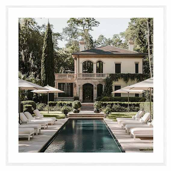 Sunningdale Framed Print in 118 x 118cm
