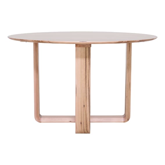 Suffolk Round Dining Table 150cm in High Feature Messmate