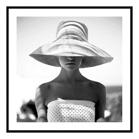 Sweet Mia Framed Print in 84 x 84cm