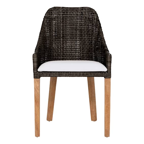 Tamba Dining Chair in Rattan Chocolate