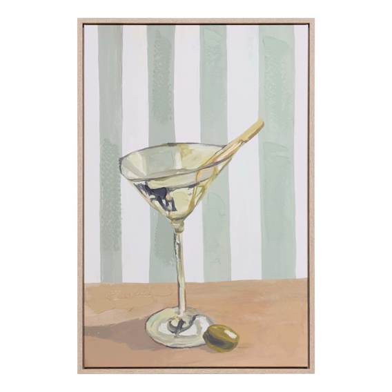 Tablescape 1 Box Framed Canvas in 40 x 60cm
