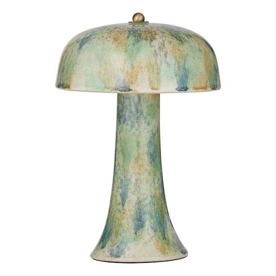 Tate Table Lamp 20x29cm in Blue / Green