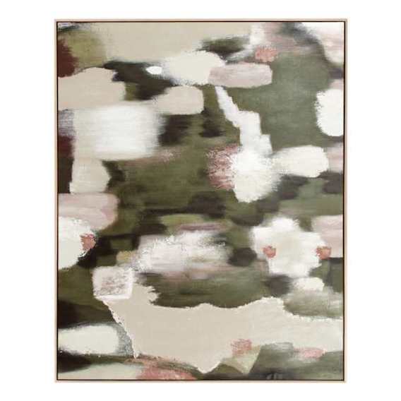 Taya Green Box Framed Canvas in 154 x 124cm